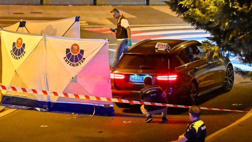 Asesinado a tiros un taxista de Azpeitia tras ser embestido por un coche en pleno centro del municipio