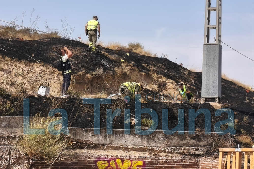 Una torre eléctrica, posible causa del incendio de Mobec