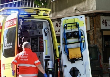 Herido tras chocar con su patinete contra un turismo en Babilafuente