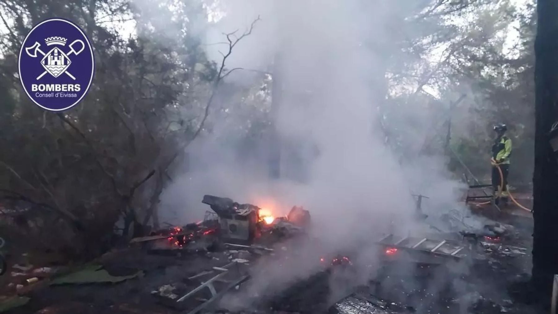 incendio chabola grave paraguayo Ibiza Sant Josep