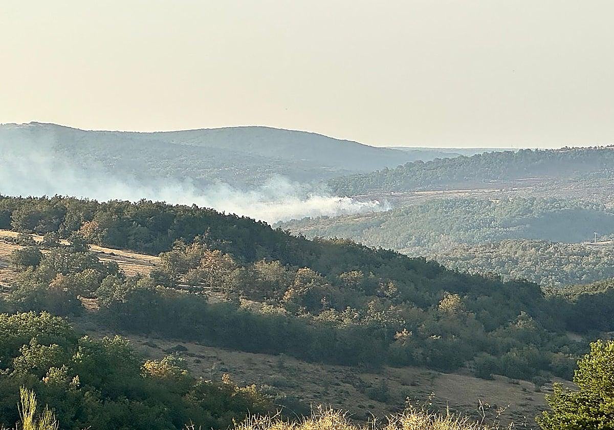 Incendio en Valle de Mena: elevado a nivel 1 y con 22 efectivos trabajando para extinguir las llamas