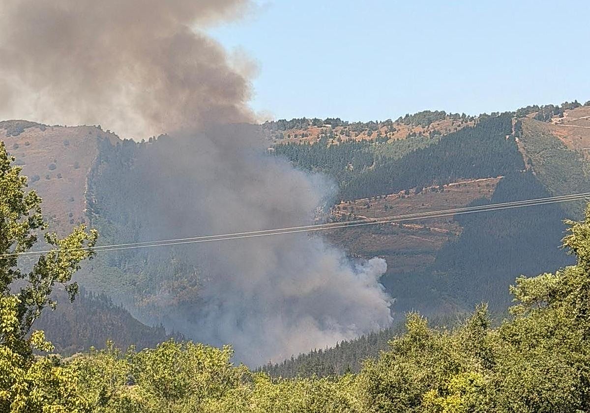 Incendio en el norte de Burgos: bomberos luchan por controlar las llamas en Valle de Mena y Álava