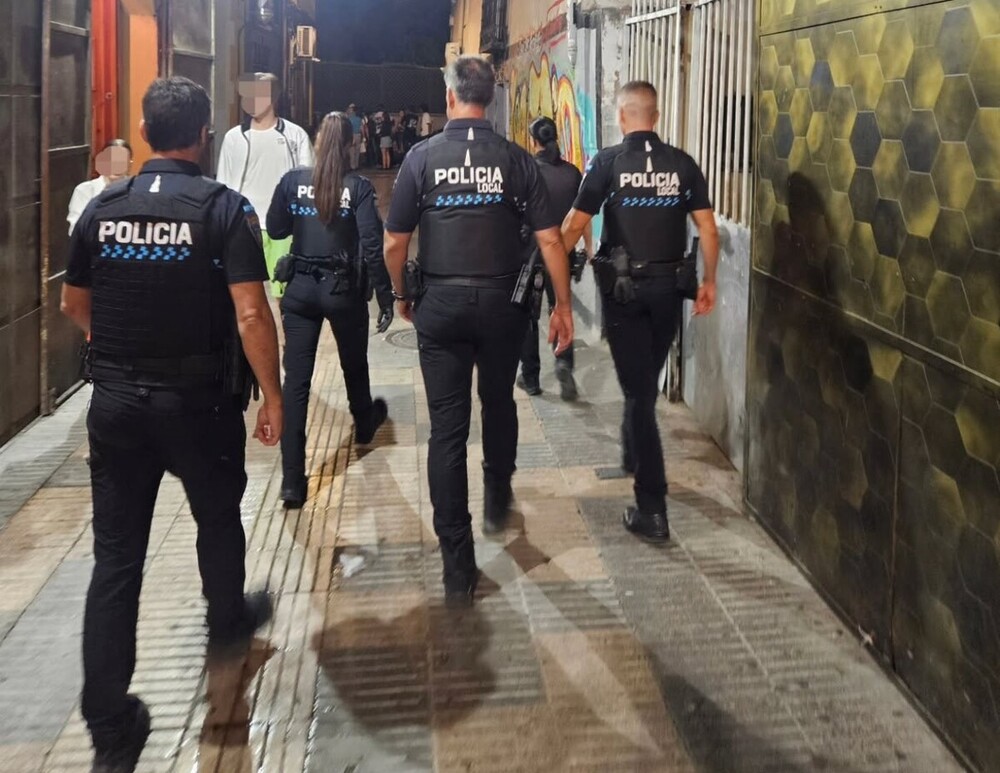 La Policía Local realiza 17 intervenciones en una sola noche