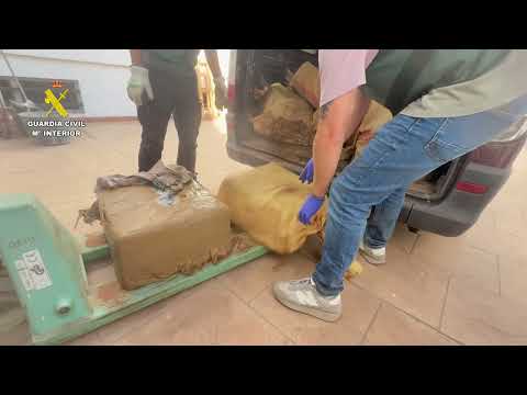 Golpe al narco en Huelva: pillan 1.200 kilos de cocaína en una furgoneta