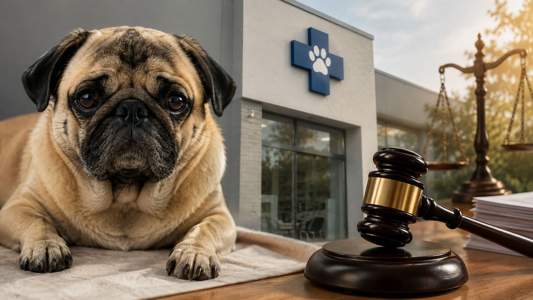 Investigan muerte de carlino de siete años en clínica veterinaria de Mallorca: ¿negligencia o práctica veterinaria exigible?
