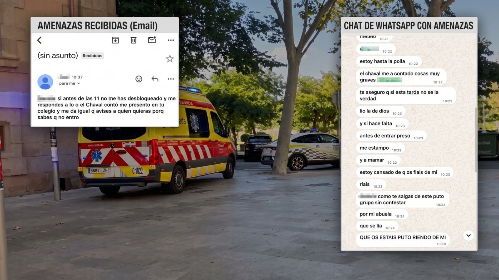 Los mensajes amenazantes que envió el campeón de MMA detenido por acosar a su ex en Palma: «Si no sé la verdad lío la de Dios»