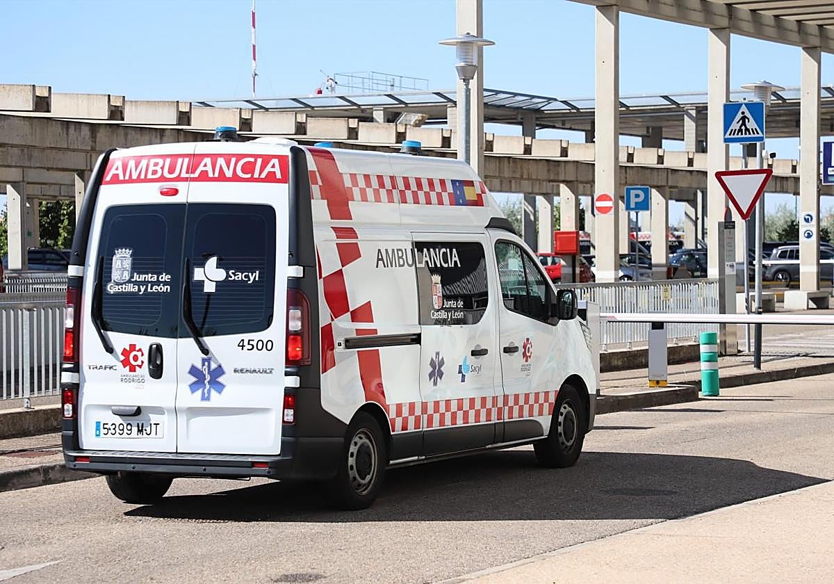 Herido un joven motorista en Burgos en un accidente con un turismo