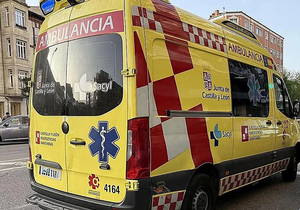 Herido un joven motorista en un accidente en la ciudad de Burgos