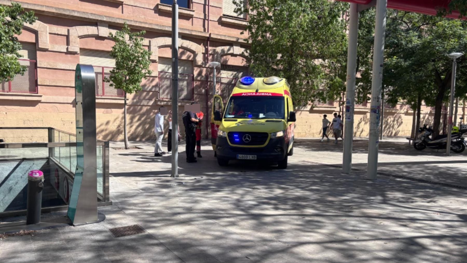 accidente moto plaza tubo Palma ex novia