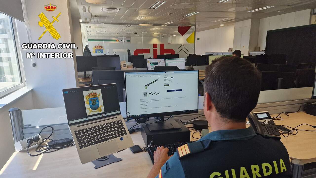 La Guardia Civil frena una web vinculada a Navarra que comercializaba por internet armas prohibidas
