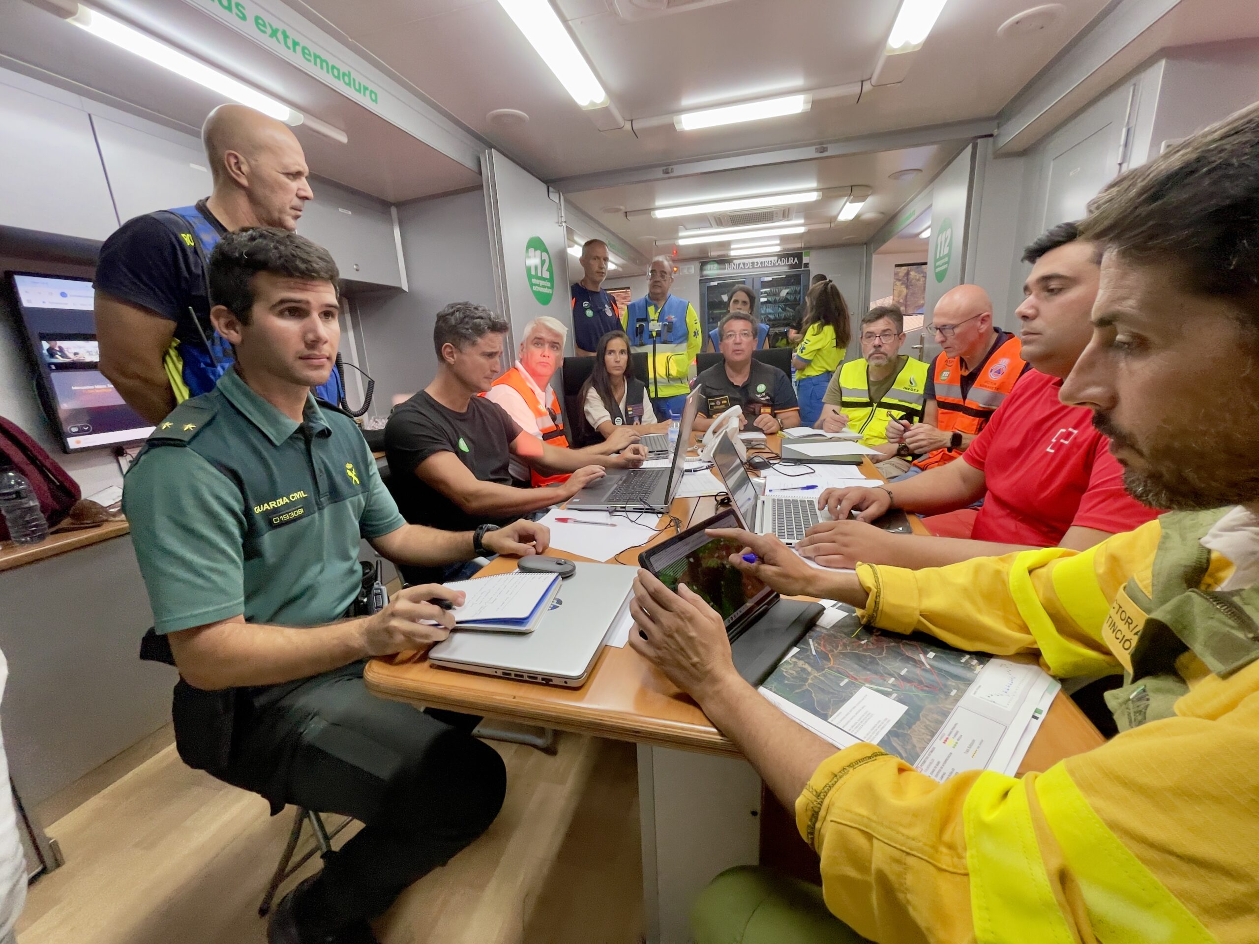 La Junta de Extremadura Declara Estabilizado el Incendio Forestal de Pinofranqueado y Reduce el Nivel de Peligro