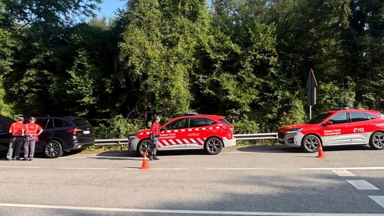 El aviso de la Policía Foral antes de viajar en agosto tras detectar tres positivos en alcohol y drogas en Navarra