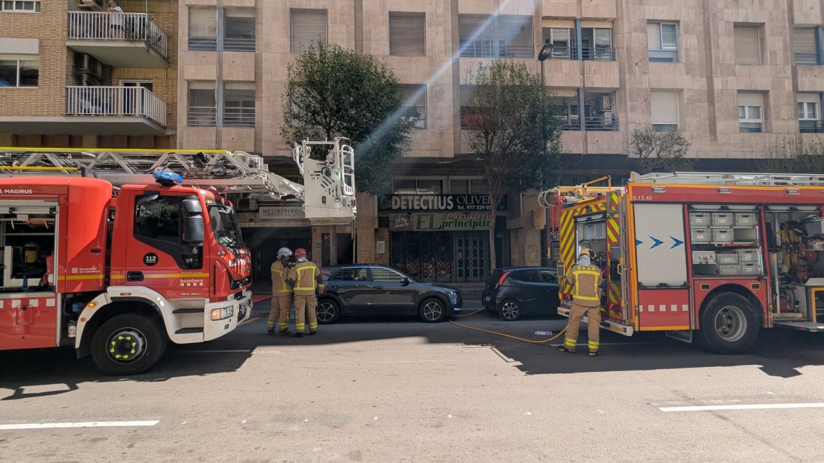 quema una vivienda en Pere Martell