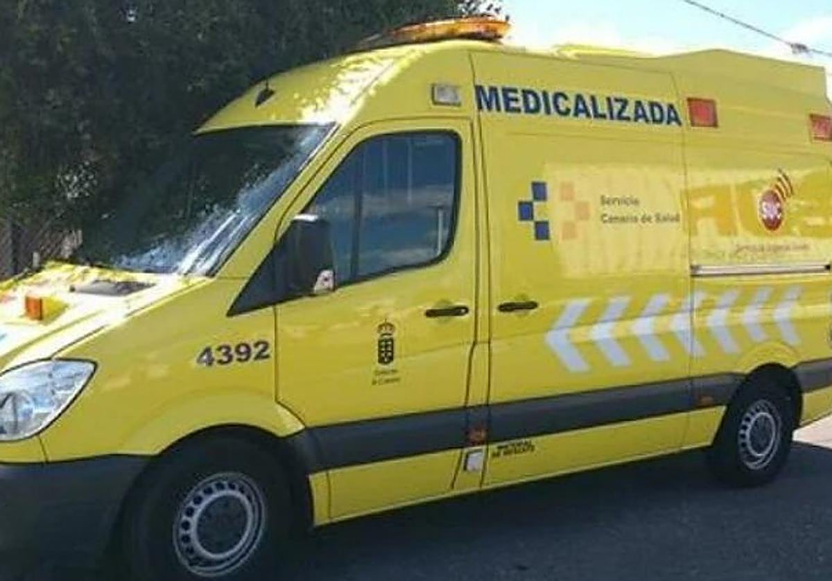 Motorista herido grave tras caída en la GC-100 en Agüimes, Gran Canaria