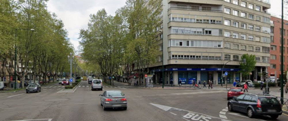 Herido un motorista tras una colisión en el paseo de Zorrilla