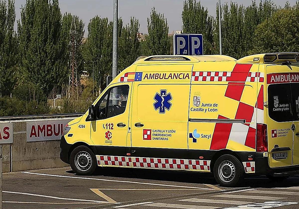 Una mujer resulta herida tras el choque entre dos turismos a las afueras de Burgos