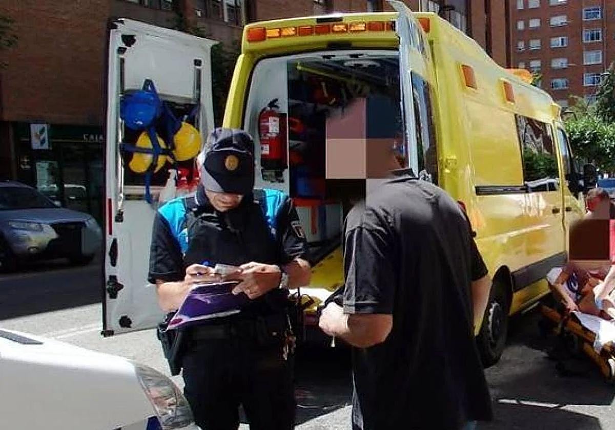 Mujer resulta herida tras ser atropellada en Burgos