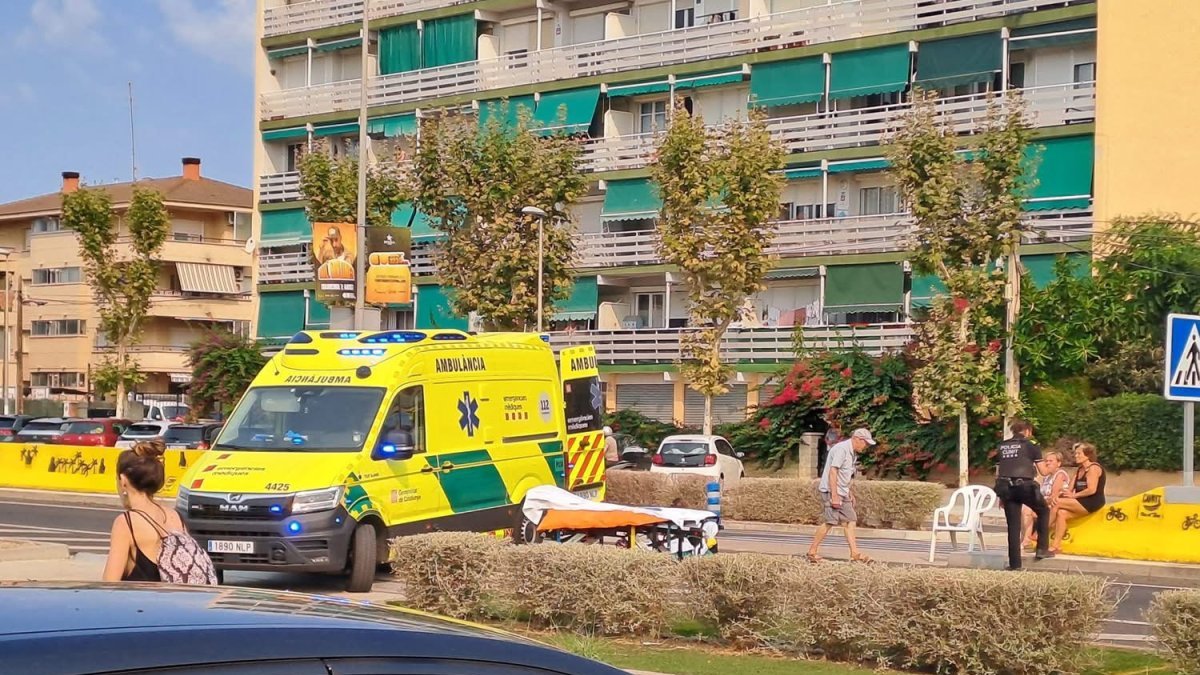 Nuevo atropello en la C-31 en Cunit. Una mujer de 86 años con la clavícula rota