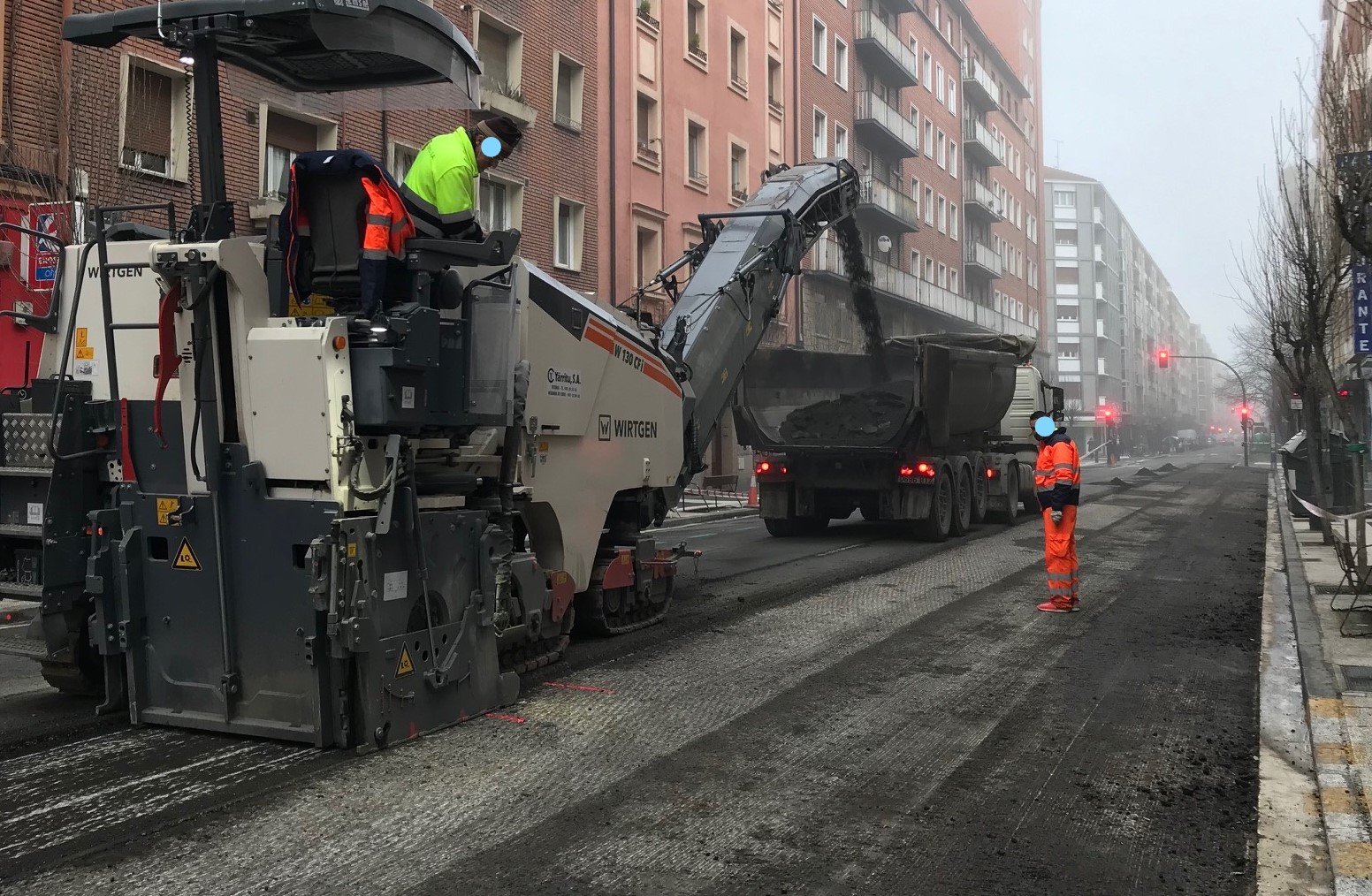 19 calles de Vitoria afectadas por obras para empezar la semana