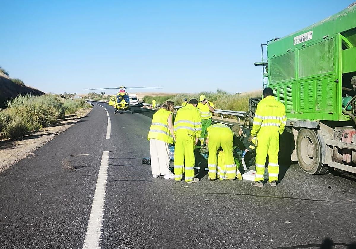 Operario de carreteras atropellado en Salamanca: conductor se da a la fuga y desata búsqueda de la Guardia Civil