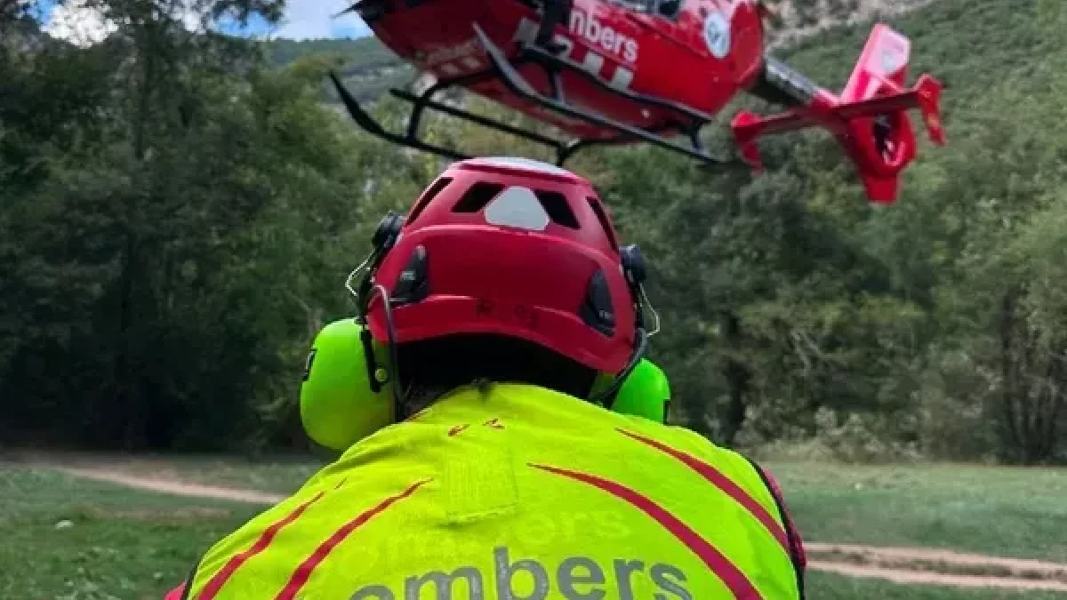 Herido en un accidente de parapente en Peramola