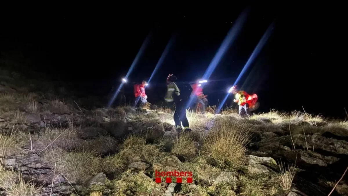 Rescatan de madrugada a dos montañeros en Alins
