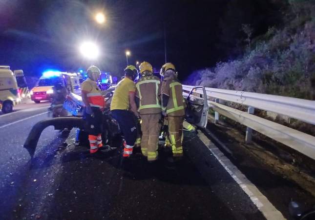 Accident cabra Bruc / Bombers
