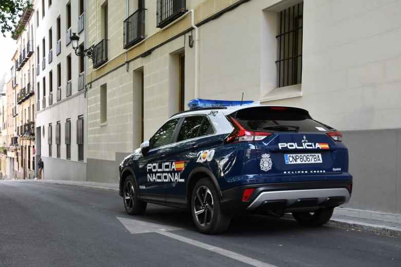 Un coche de la Policía Nacional