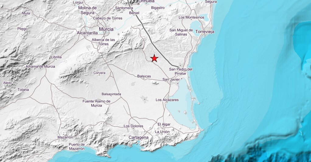 Terremoto de magnitud 3,3 sacude la Región y la Vega Baja