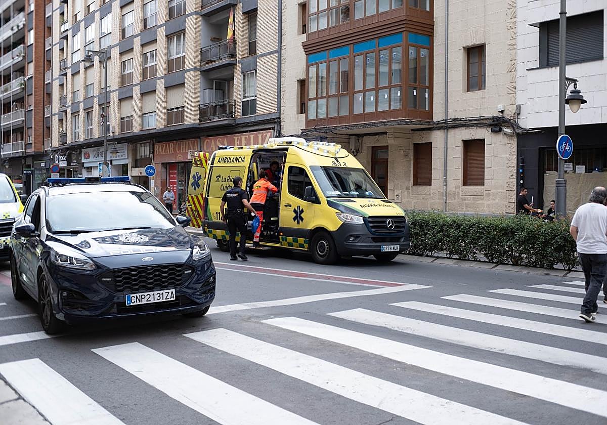 Una mujer de 80 años resulta herida tras ser atropellada en Logroño