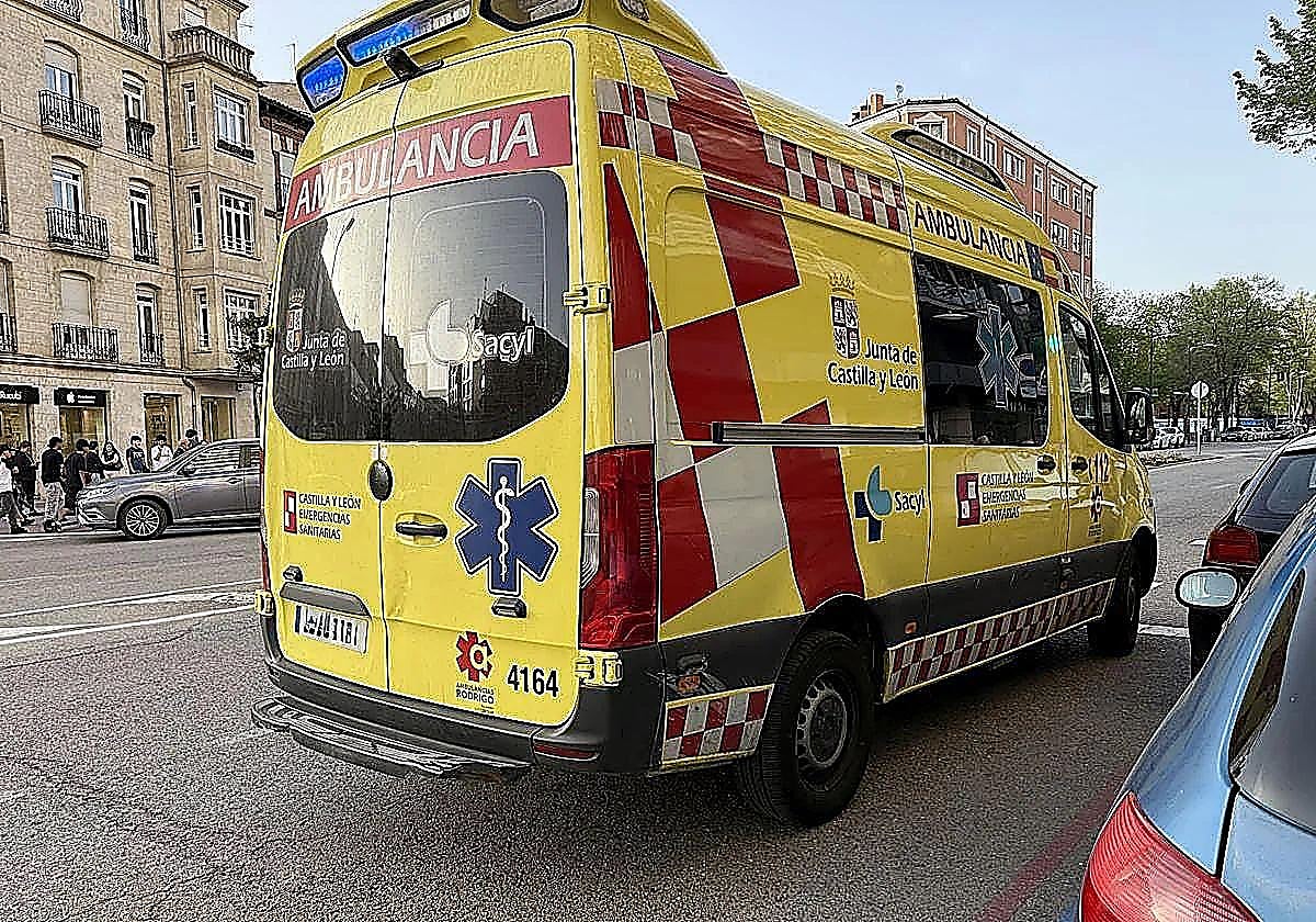 Una motorista herida tras caerse en el casco urbano de Burgos