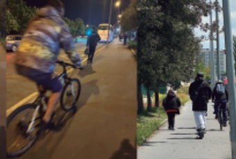 O te quitas o te quitan ¡Conductores a gritos en Vitoria!