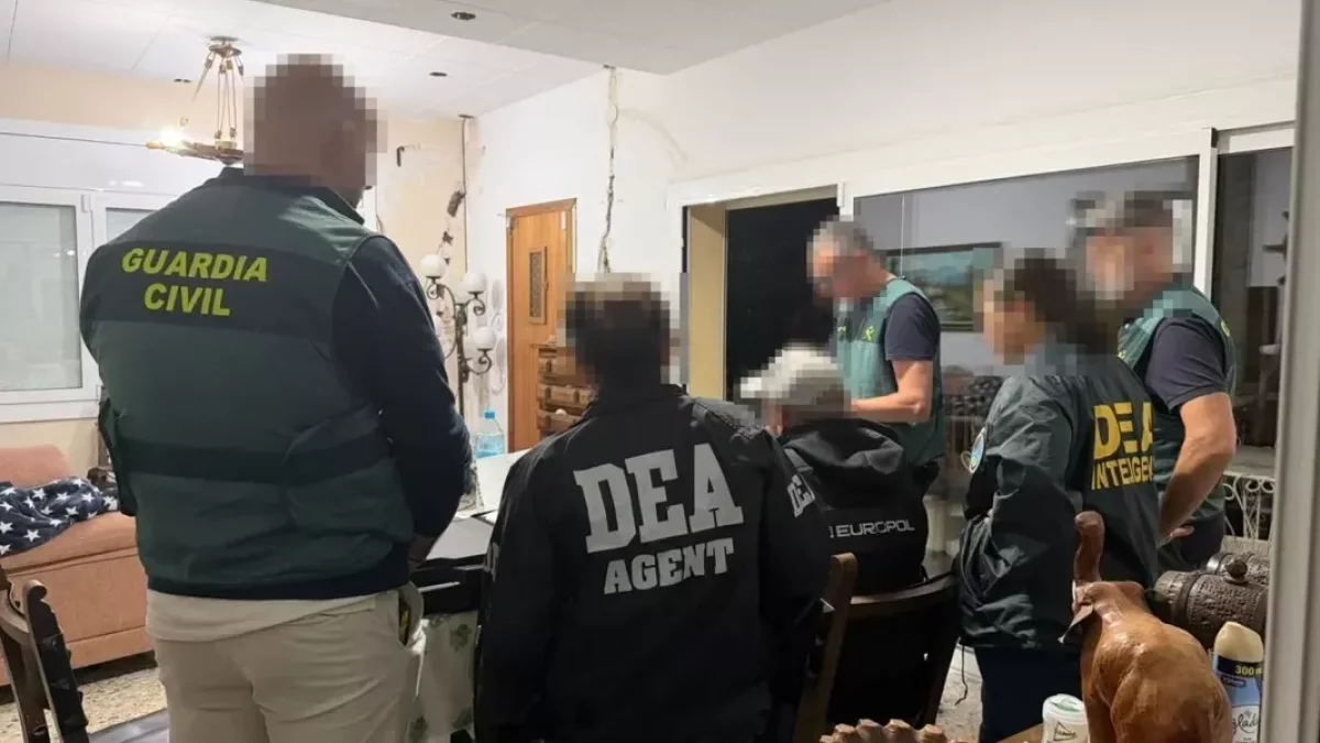 Operación de la DEA de los Estados Unidos en Lleida contra una organización internacional de tráfico de drogas