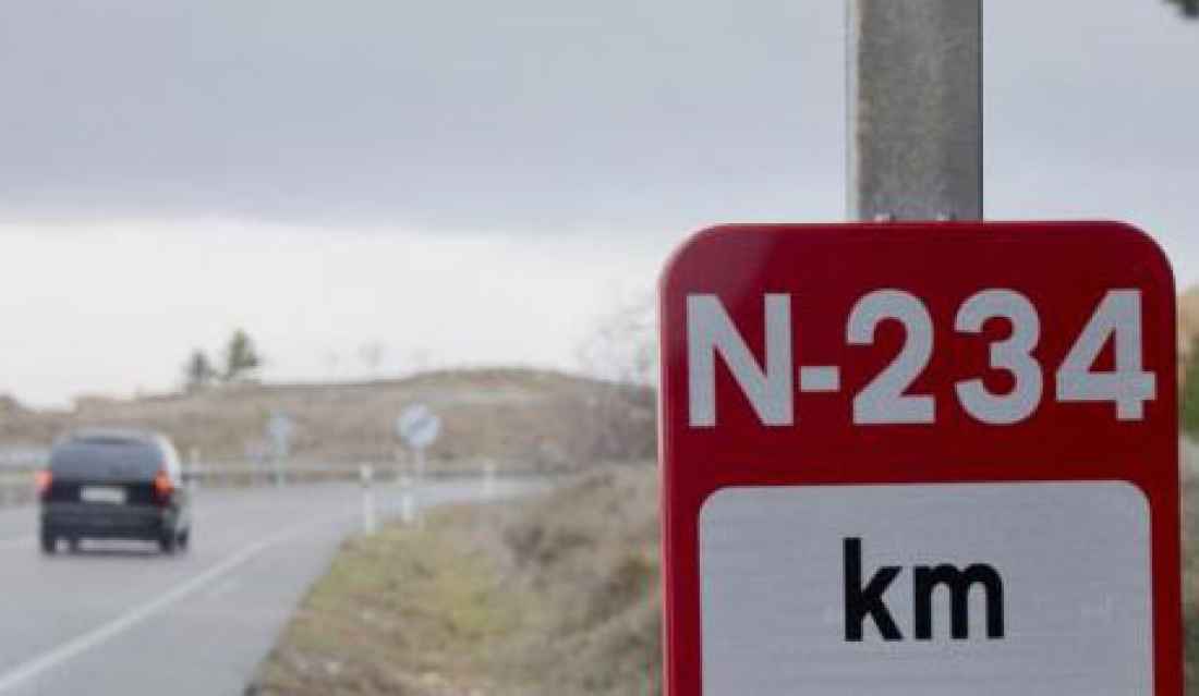 Accidente en la N-234 en Torrubia de Soria deja a un conductor herido