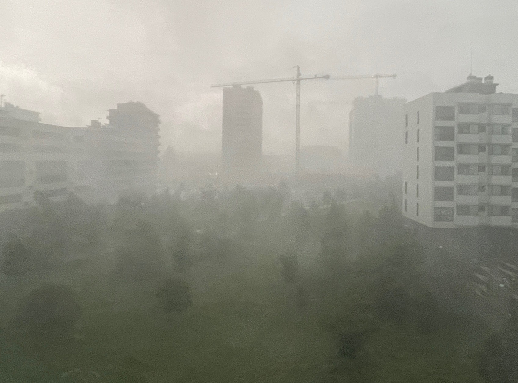Alerta el fin de semana por fuertes tormentas en Vitoria