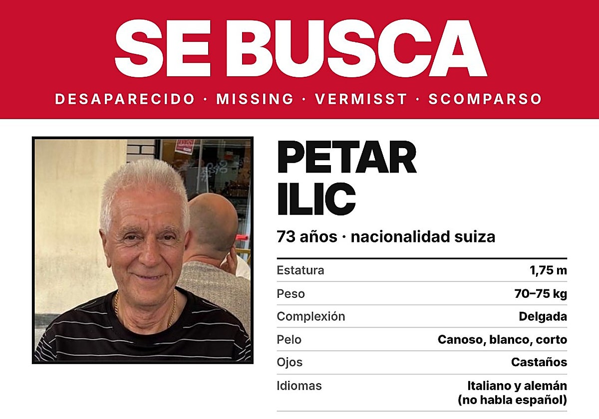 Buscan a un turista suizo de 73 años desaparecido en Estepona tras separarse de su grupo de viaje