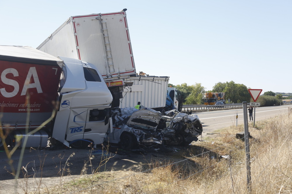 Detenido un camionero implicado en el accidente de la A-62