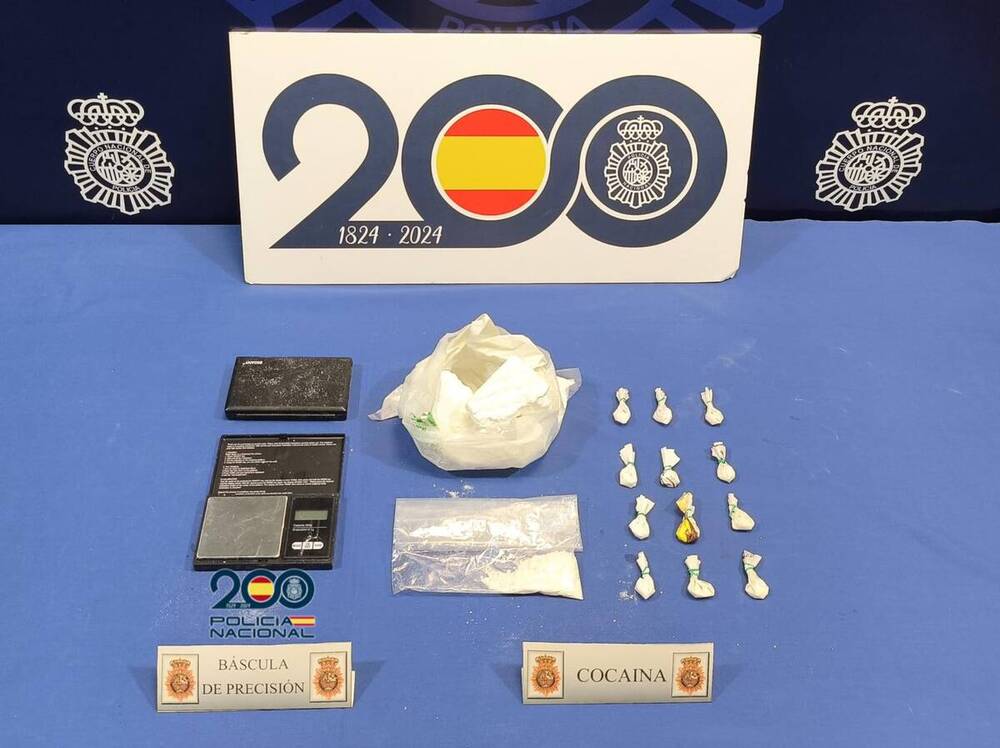 Detenido por tener en su casa 347 gramos de cocaína