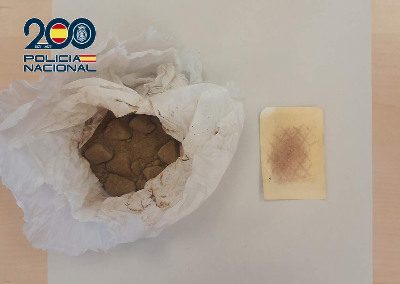 Detenida una mujer en Lorca con más de 40 gramos de heroína ocultos en su ropa interior