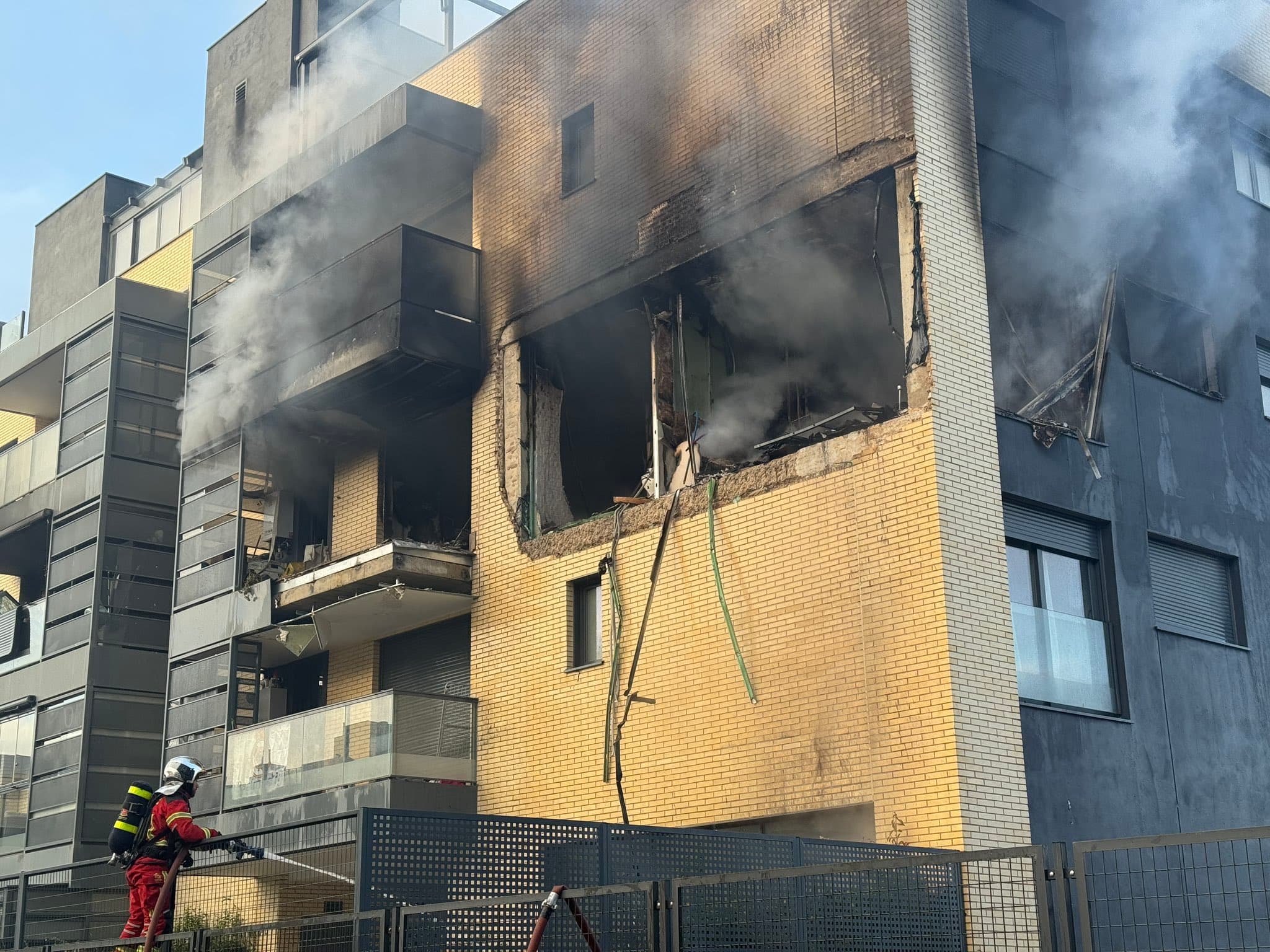 Descartados daños estructurales en el edificio de la explosión en Valdemoro |