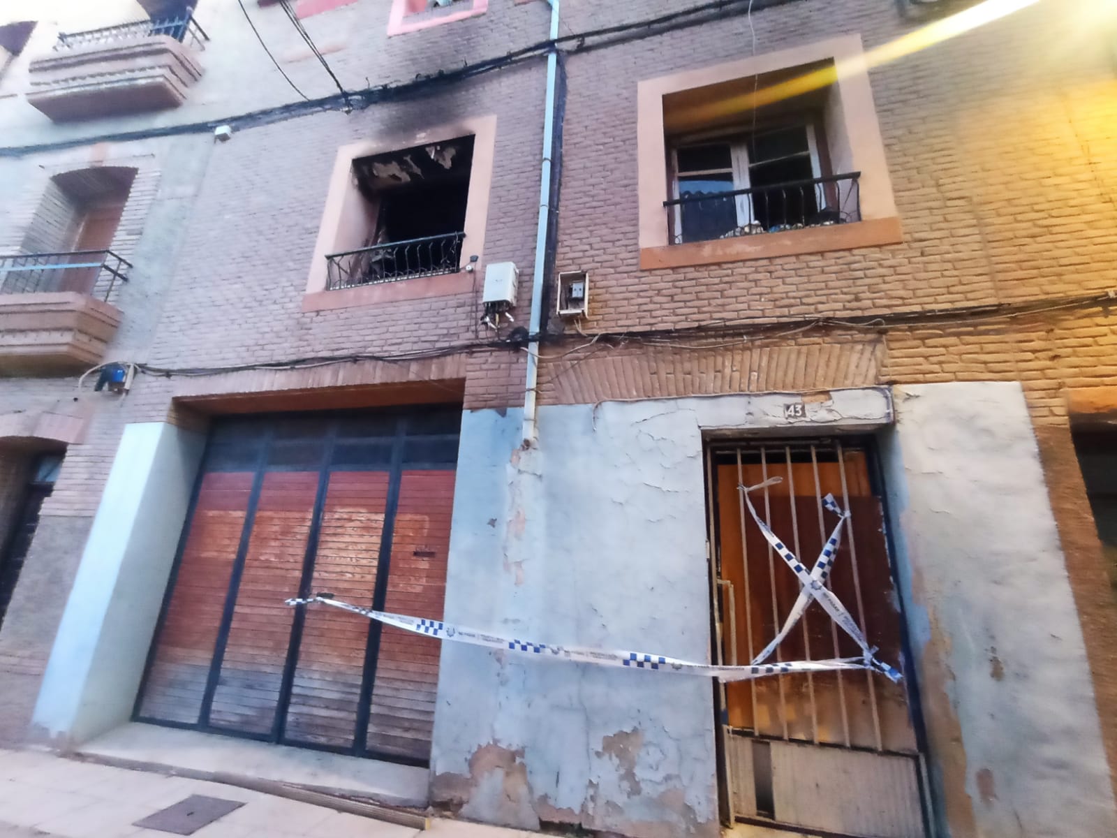 Una madre y sus cinco hijos, trasladados al Hospital de Calahorra en el incendio de una vivienda en el casco antiguo