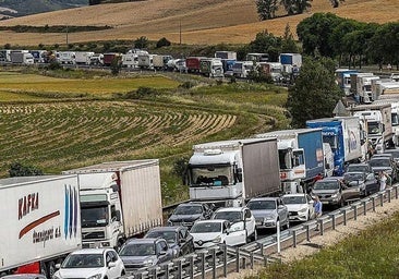 Tráfico 'intenso' en las carreteras de Burgos durante la operación especial 'El Pilar 2026'