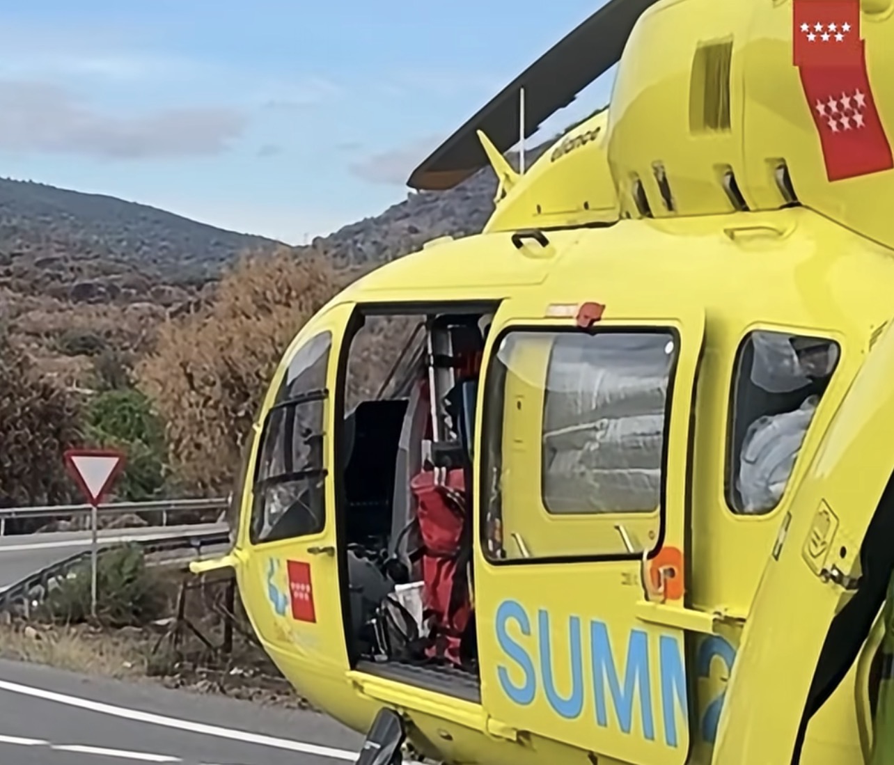 Muere un motorista en un accidente en Navas del Rey