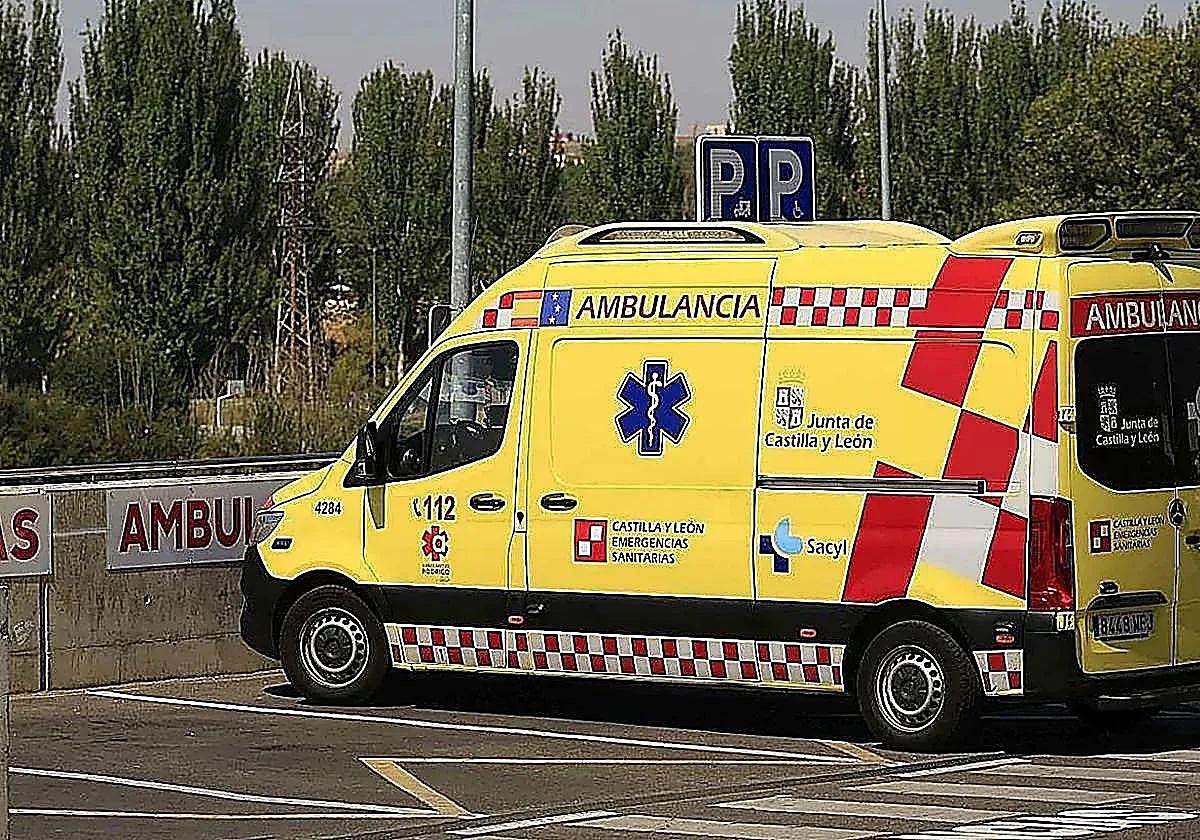 Trasladado en helicóptero un octogenario herido al ser atropellado en un pueblo de Burgos